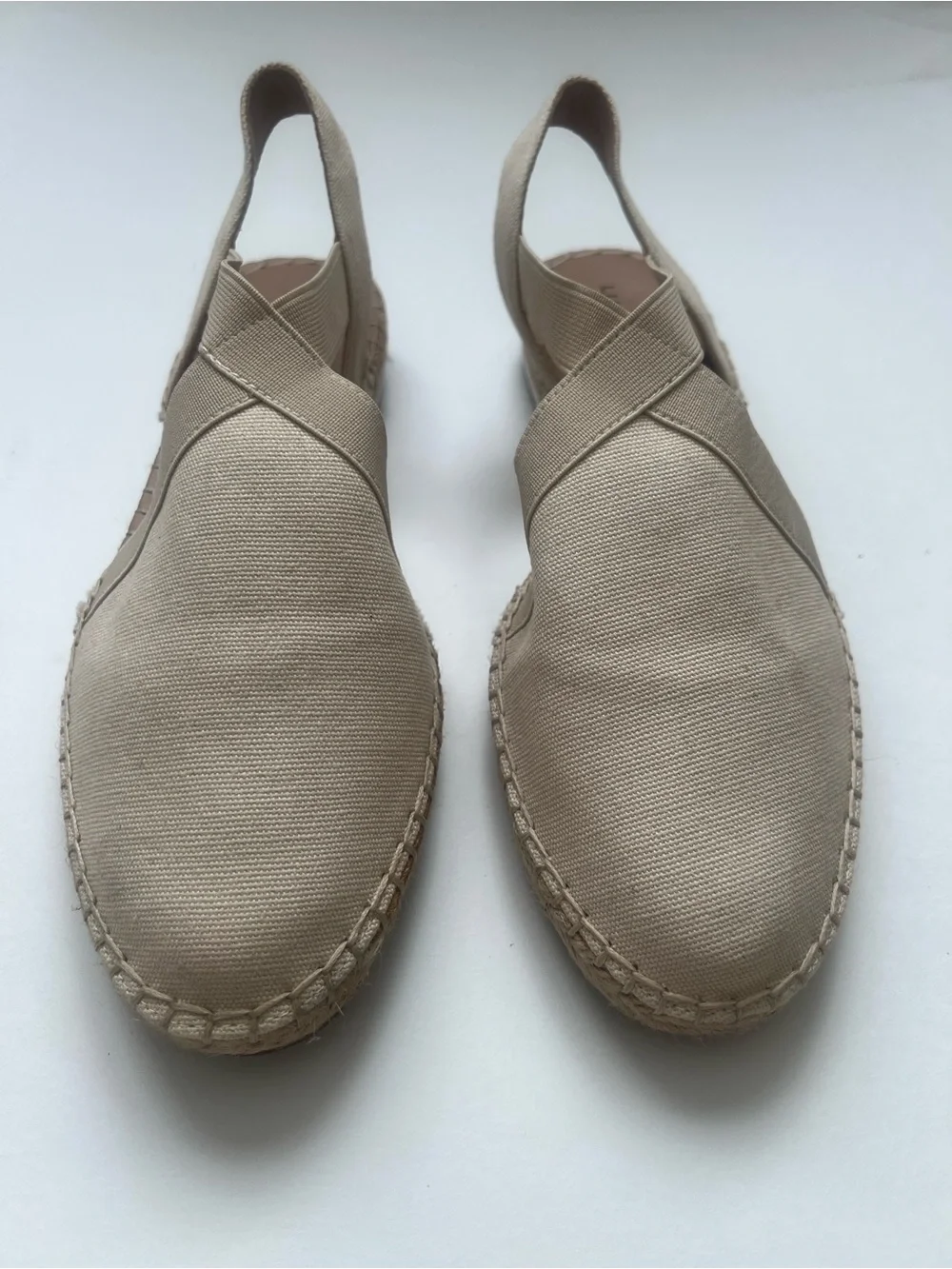 Lucky Brand Rifka slingback Women’s sandals In Cream Size 9M Pre Owned
